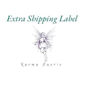 Additional Shipping Label For Purchases Over 5LBS.